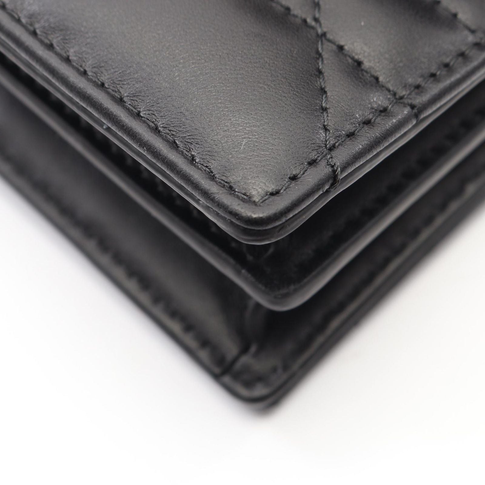 Dior Shoulder Bag Miss Caro Macro Cannage Black Leather — view 6