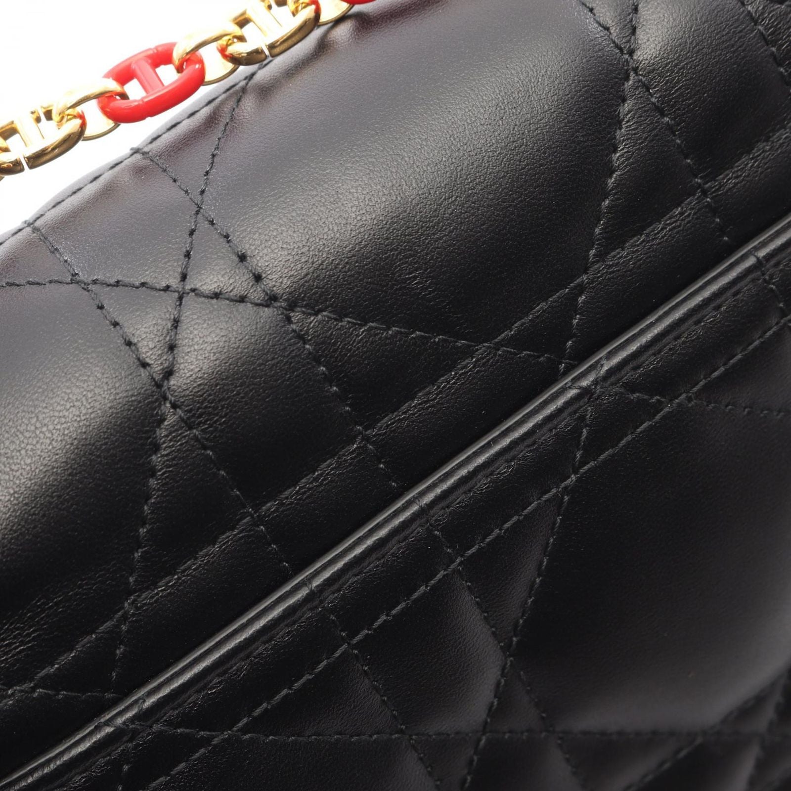 Dior Shoulder Bag Miss Caro Macro Cannage Black Leather — view 8