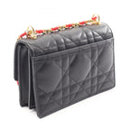 Dior Shoulder Bag Miss Caro Macro Cannage Black Leather — view 2