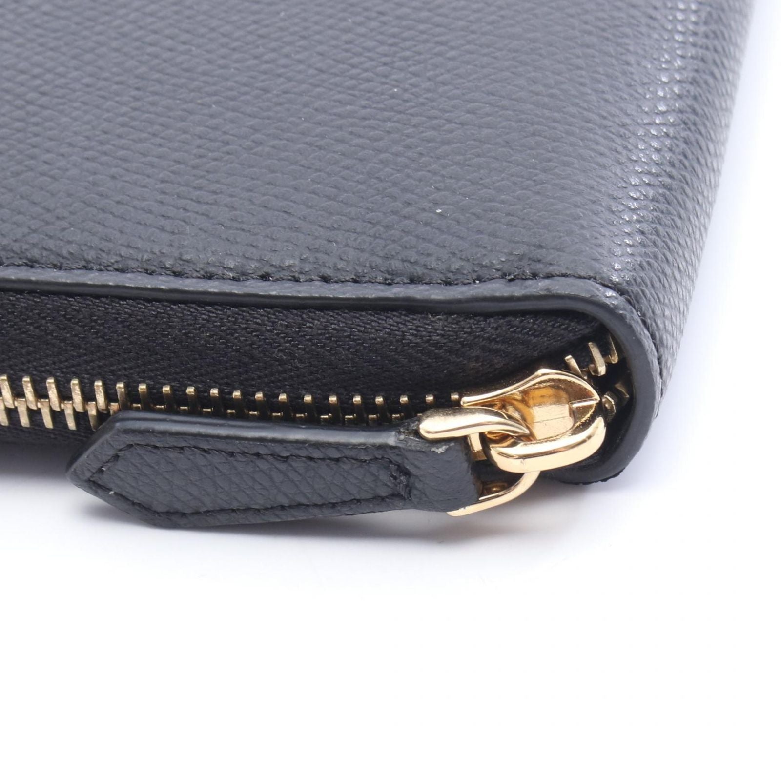 Fendi Round Wallet Bug's Eye Black Leather — view 7