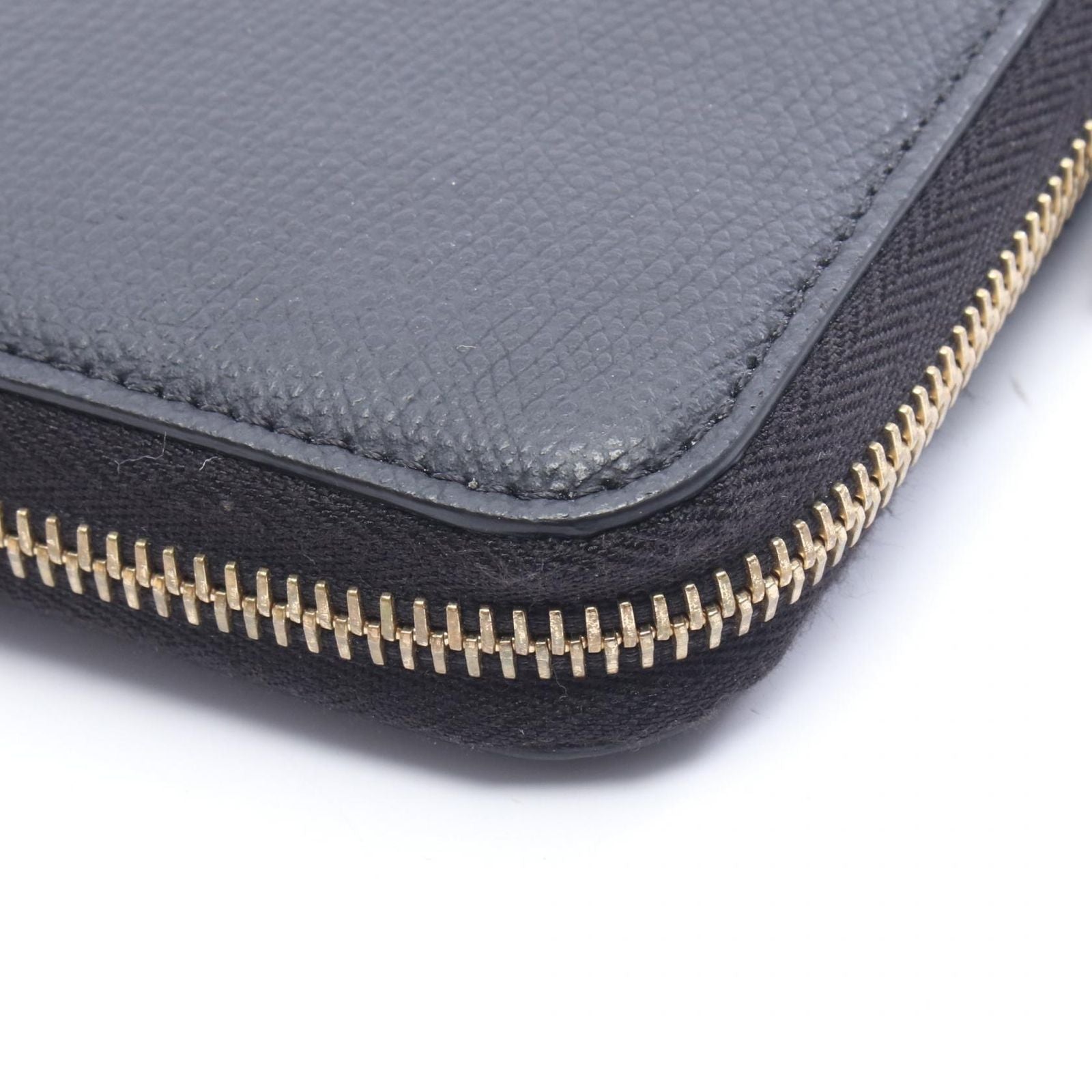 Fendi Round Wallet Bug's Eye Black Leather — view 6