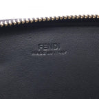 Fendi Round Wallet Bug's Eye Black Leather — view 4