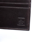 Fendi Bifold Wallet Zucca Dark Brown Canvas Leather Billfold — view 4