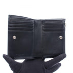 Saint Laurent Paris Bifold Wallet Studded Black Leather — view 3