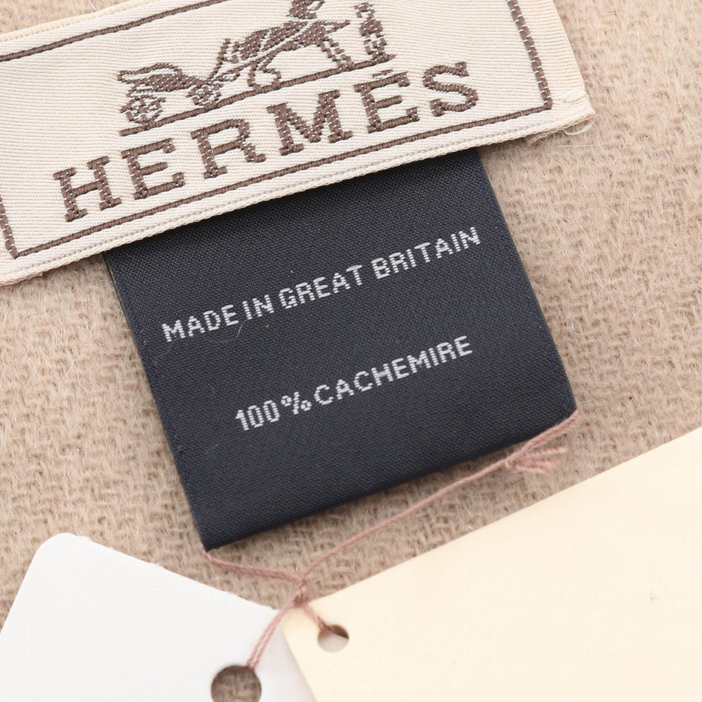 Hermes Scarf Recto Verso Beige — view 4
