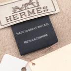 Hermes Scarf Recto Verso Beige — view 4
