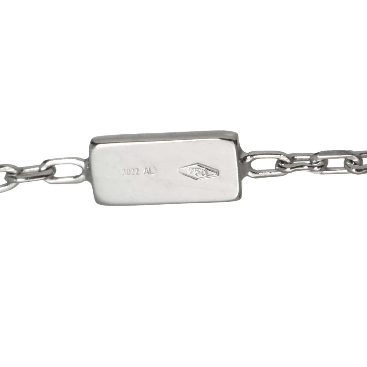 Gucci Cube Blue Topaz Necklace 38 cm 18k WG White Gold — view 4