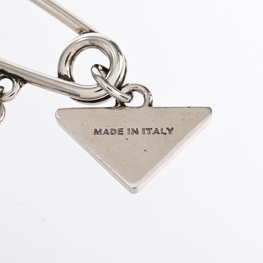 Prada Brooch Metal Silver — view 5