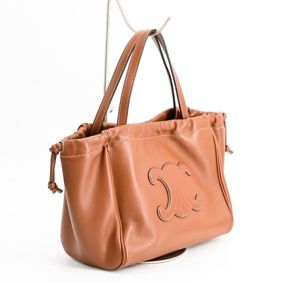 Celine Shoulder Bag Cuir Triomphe Small Lucky Drawstring — view 2