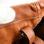 Celine Shoulder Bag Cuir Triomphe Small Lucky Drawstring — view 8
