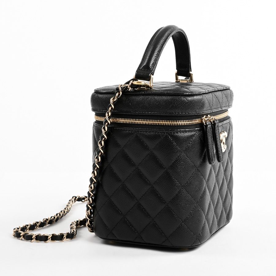 Chanel Shoulder Bag Top Handle Chain Vanity Case — view 2