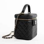 Chanel Shoulder Bag Top Handle Chain Vanity Case — view 2