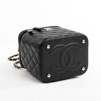 Chanel Shoulder Bag Top Handle Chain Vanity Case — view 5