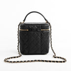 Chanel Shoulder Bag Top Handle Chain Vanity Case — view 3