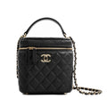 Chanel Shoulder Bag Top Handle Chain Vanity Case