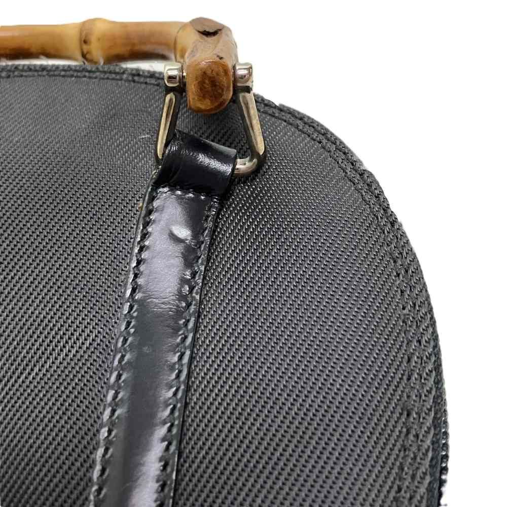 Gucci Mini Shoulder Bag Bamboo Crossbody Vintage Gray — view 5