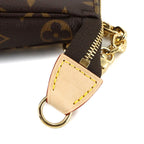 Louis Vuitton Monogram Pochette Hand Bag Brown — view 8