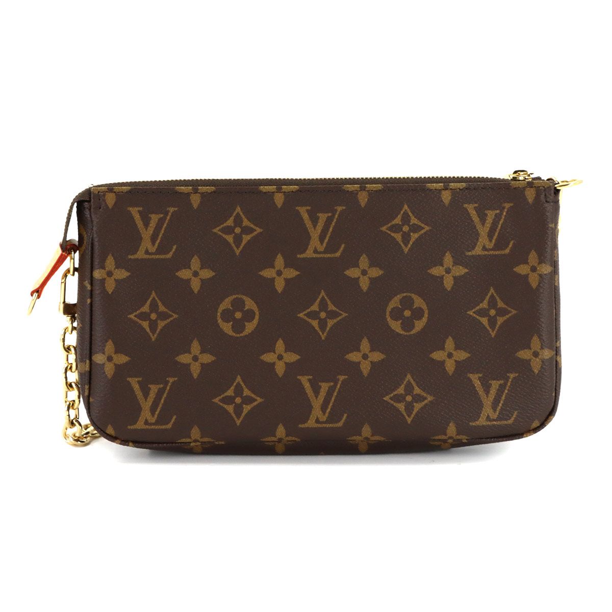Louis Vuitton Monogram Pochette Hand Bag Brown — view 3