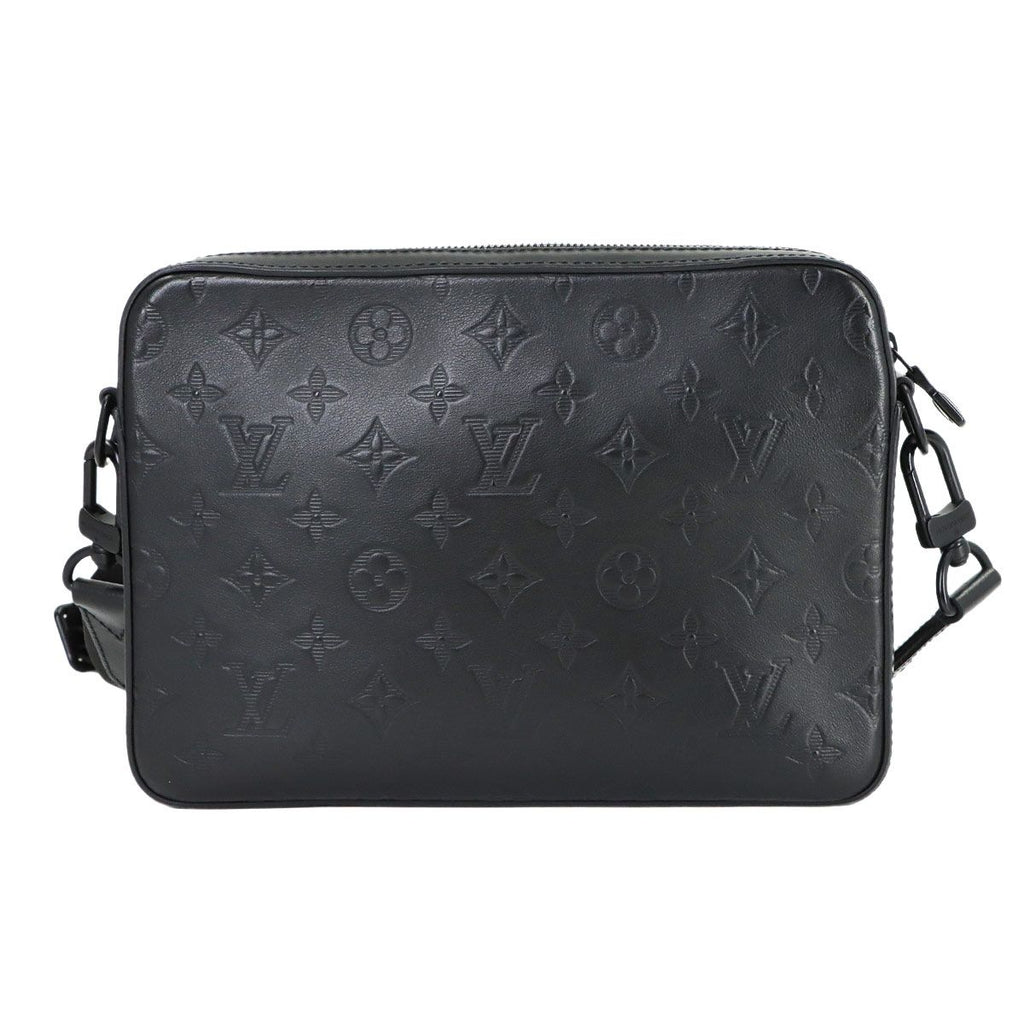 Louis Vuitton Monogram Shadow Duo Messenger Shoulder Bag Leather Black — view 3