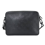 Louis Vuitton Monogram Shadow Duo Messenger Shoulder Bag Leather Black — view 3