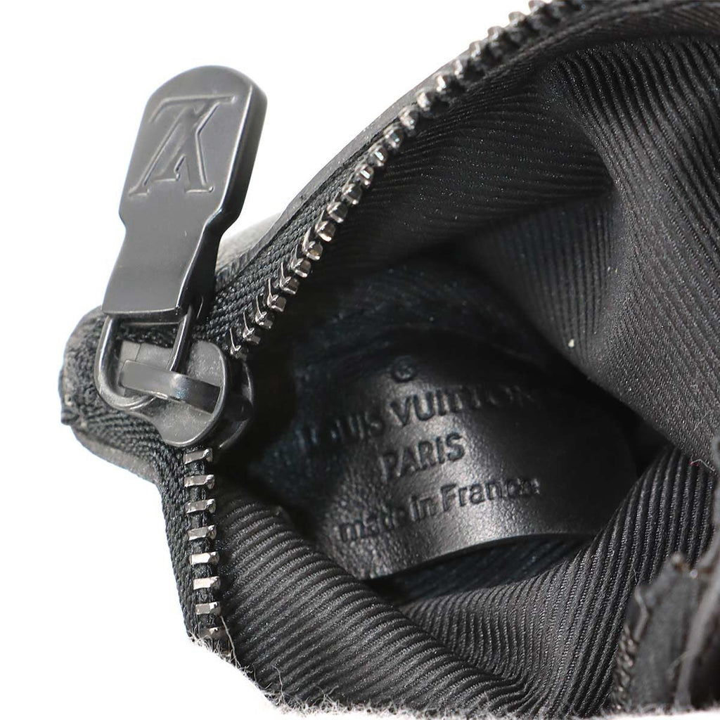 Louis Vuitton Monogram Shadow Duo Messenger Shoulder Bag Leather Black — view 8