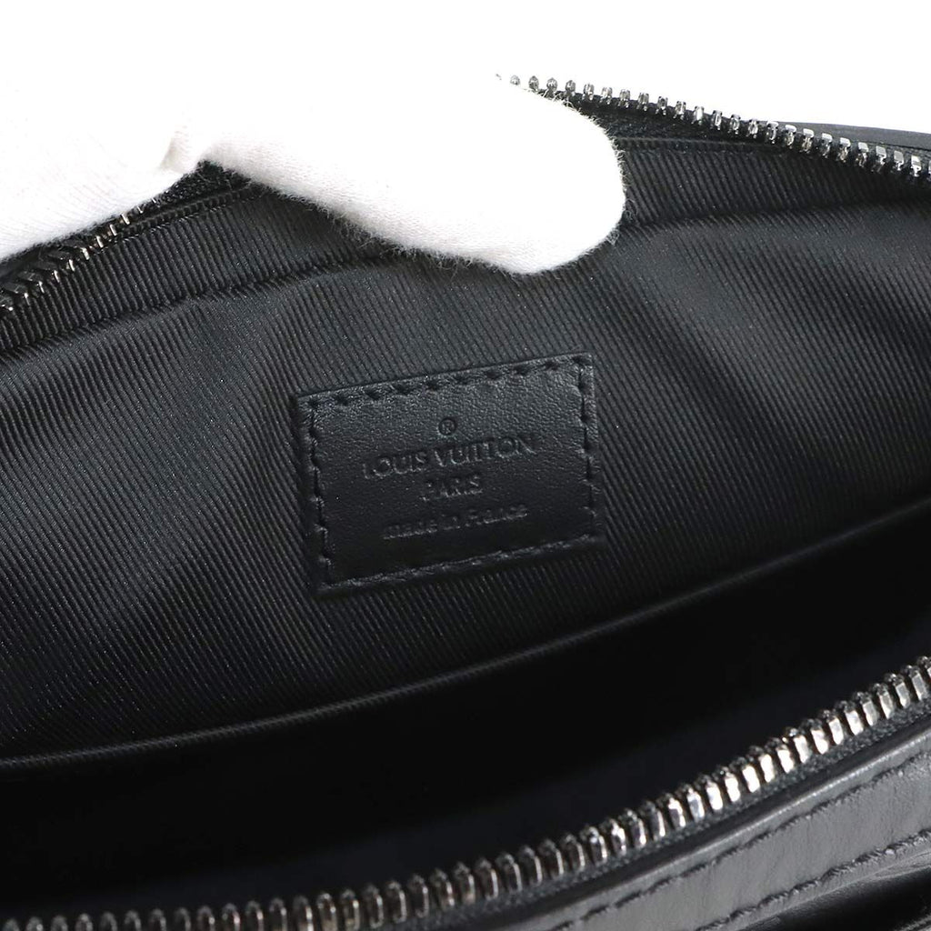 Louis Vuitton Monogram Shadow Duo Messenger Shoulder Bag Leather Black — view 7