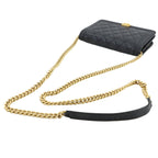 Chanel Chain Wallet Caviar Leather Black — view 6