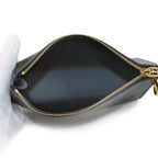 Hermes Zip and Go PM Pouch Evercolor Black Chaine D'ancre Gold — view 6
