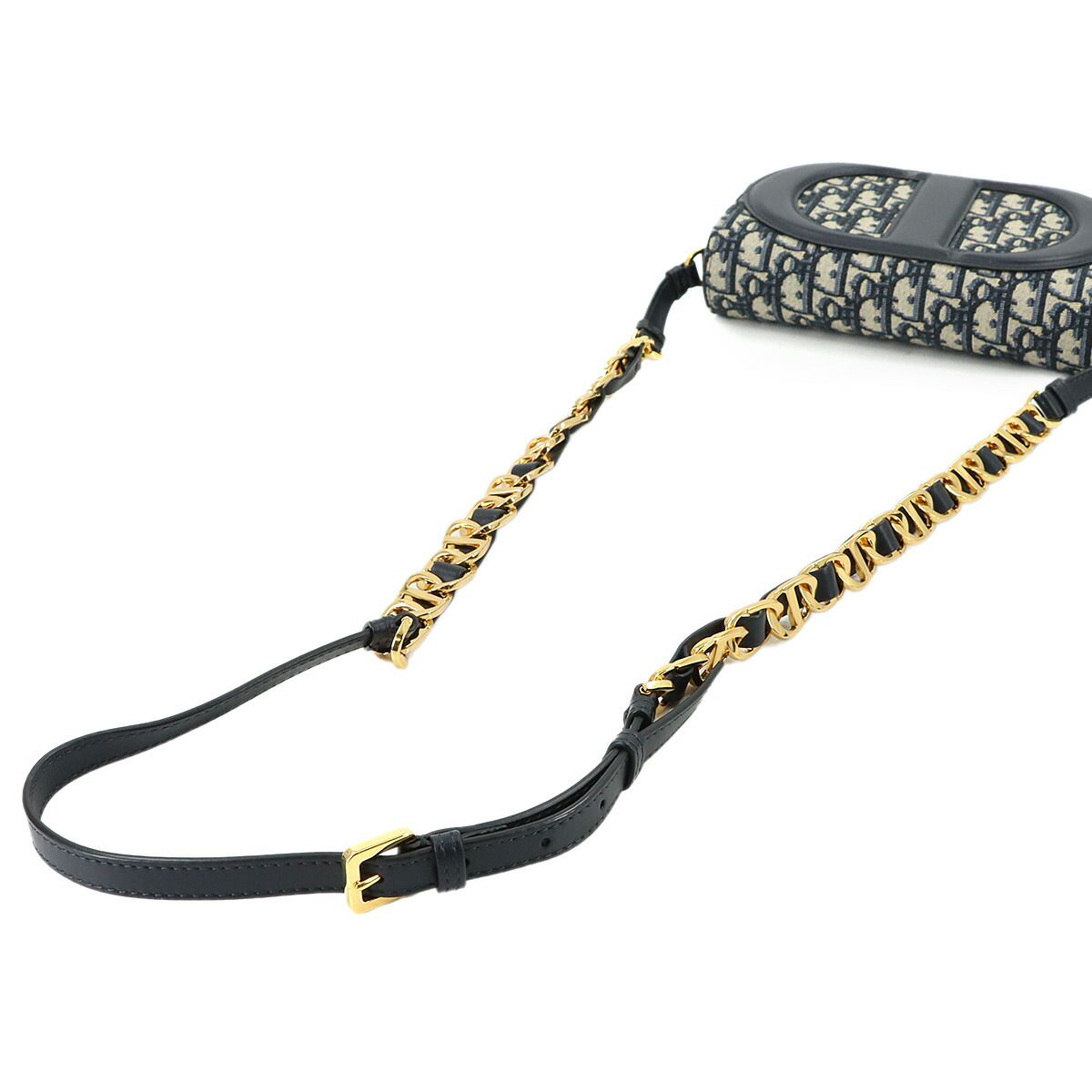 Dior Auction CD Signature Chain Shoulder Bag Canvas — view 5