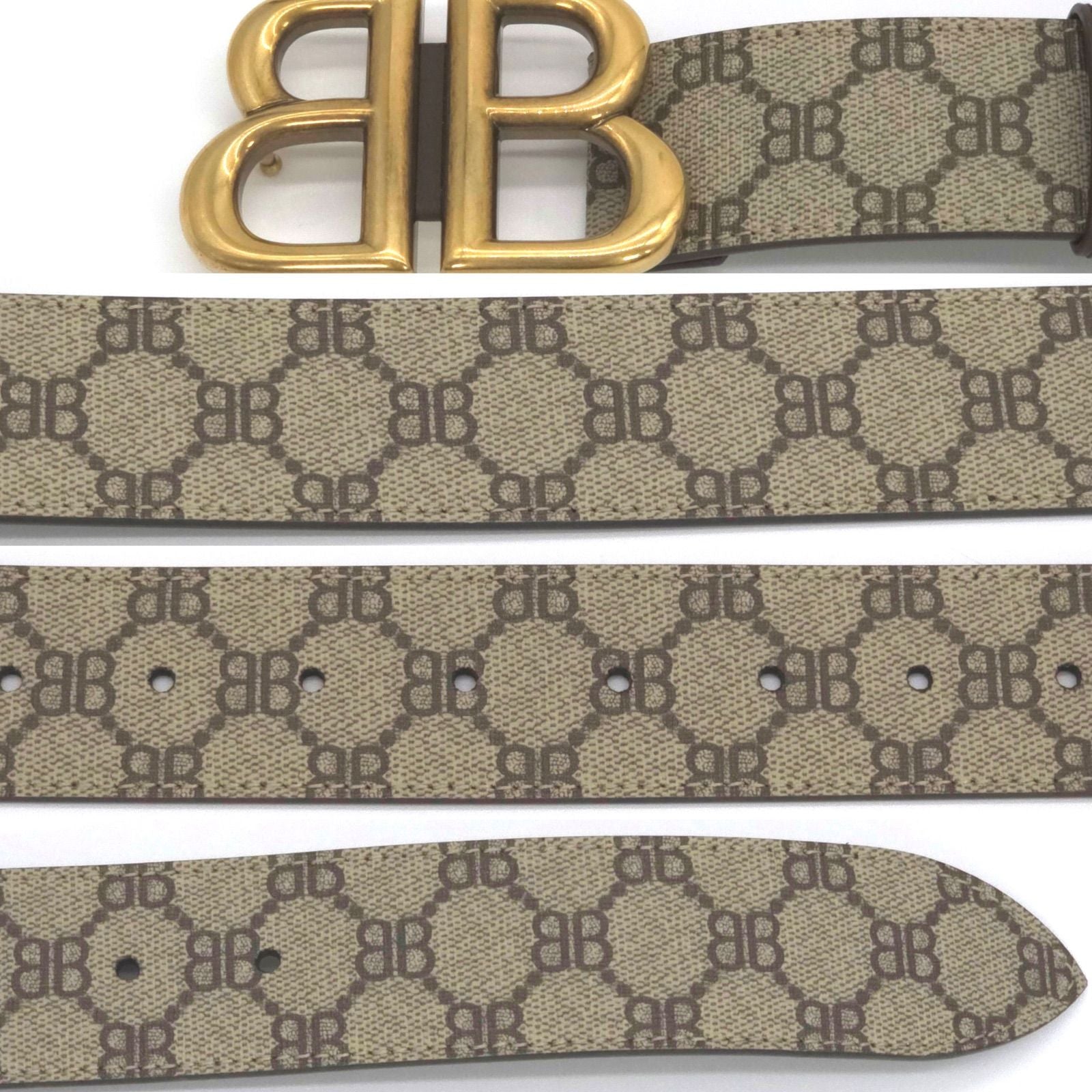 Gucci the Hacka Project BB Signature Belt 90 Waist 45 95 cm Adjustment Large — view 5