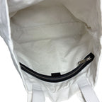 Gucci Canvas Tote with Embossed Detail Lido Ivory Black 2-Way — view 8