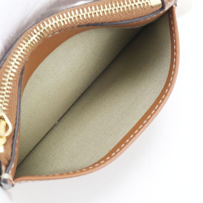 Celine Zipped Card Holder Cuill Triomphe Coin Case Calfskin — view 4