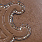 Celine Zipped Card Holder Cuill Triomphe Coin Case Calfskin — view 6