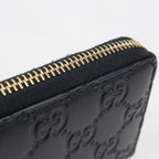 Gucci Zip Coin Case Guccissima Purse Leather — view 5