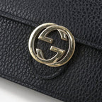 Gucci Interlocking Chain Wallet Leather — view 4