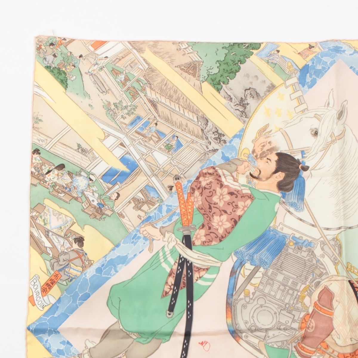 Hermes Silk Carre 90 les Artisans D'hermes Scarf Multicolor — view 2