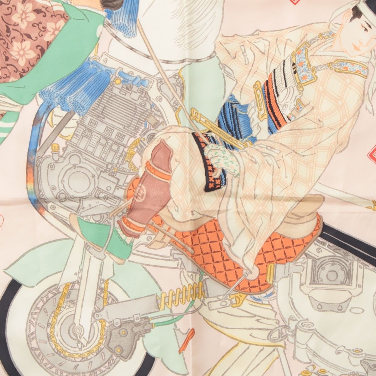 Hermes Silk Carre 90 les Artisans D'hermes Scarf Multicolor — view 6