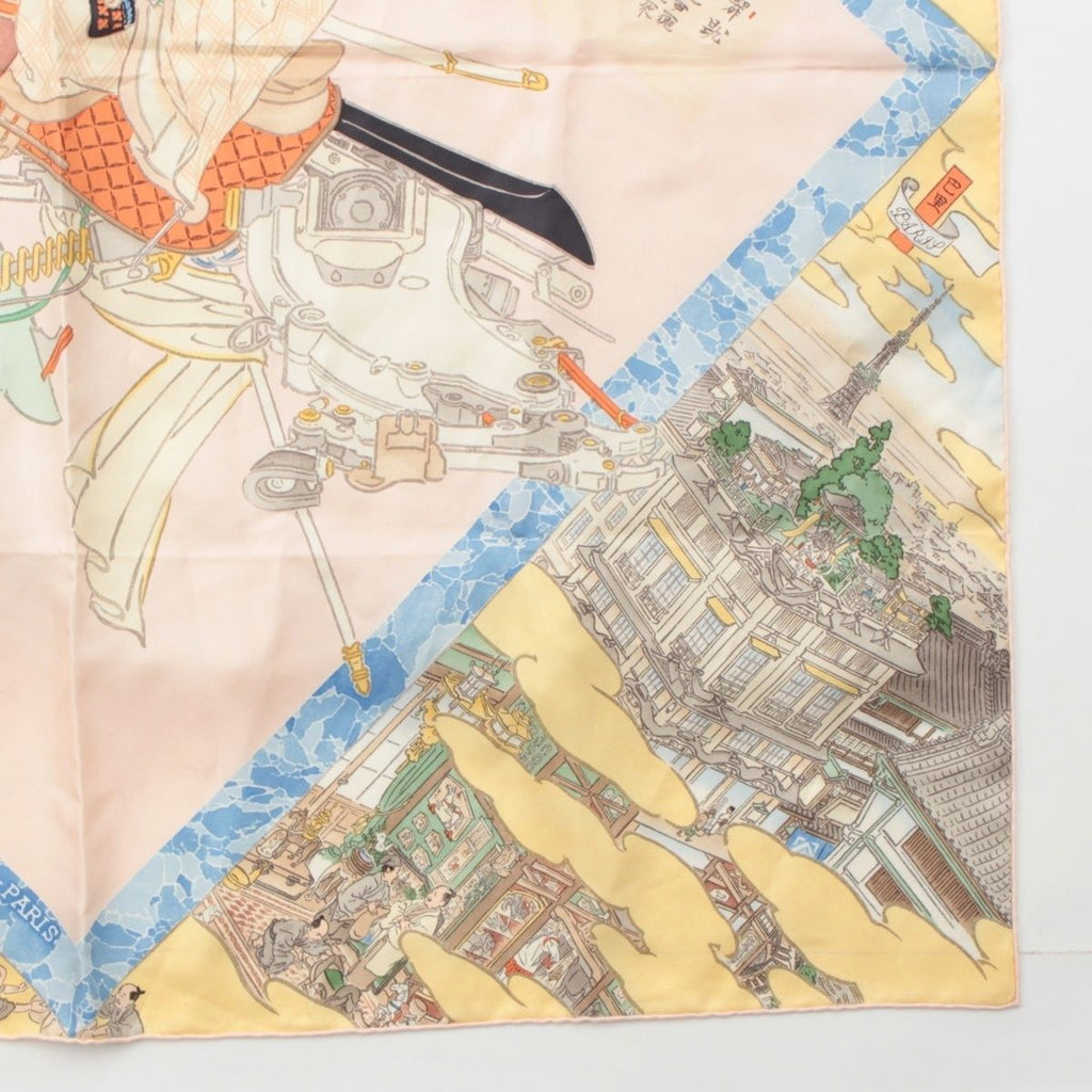 Hermes Silk Carre 90 les Artisans D'hermes Scarf Multicolor — view 5