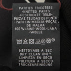 Hermes Carre Hybrid 90 Silk Wool Ex Libris Scarf Black White — view 9