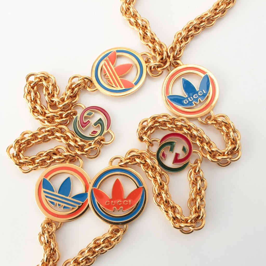 Gucci Adidas Leather Horsebit Handbag Blue — view 8