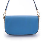 Gucci Adidas Leather Horsebit Handbag Blue — view 5