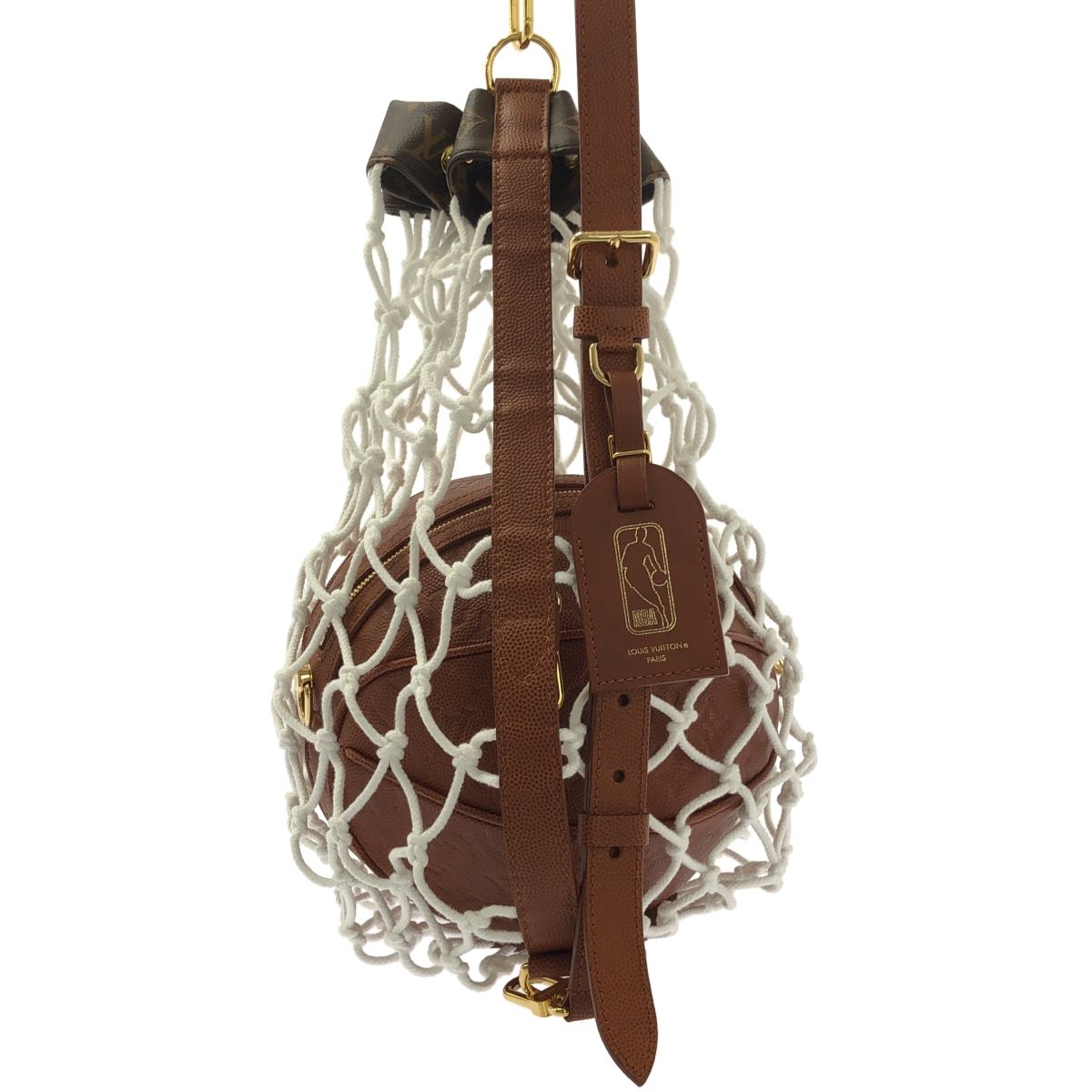 Louis Vuitton Nba Monogram Ball in Basket Shoulder Bag Brown — view 4