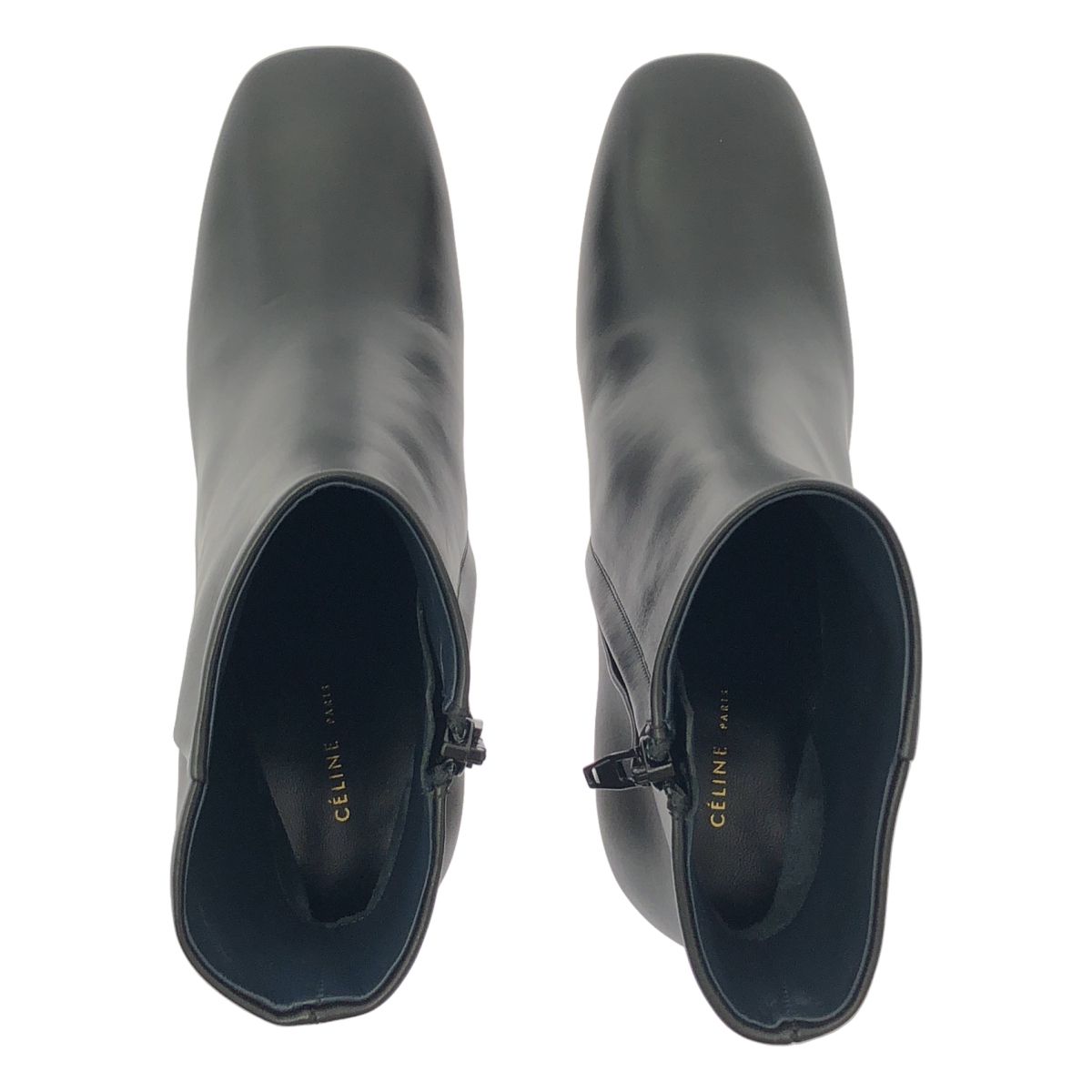 Celine Banban Metal Heels Boots 36 Black Silver — view 4