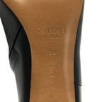 Celine Banban Metal Heels Boots 36 Black Silver — view 6