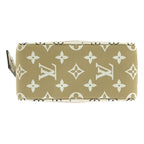 Louis Vuitton Monogram Giant Beach Pouch Shoulder Bag Khaki Beige — view 5