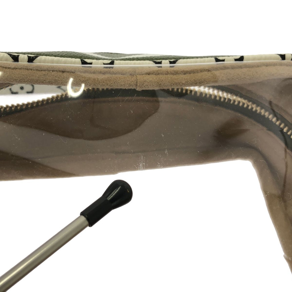 Louis Vuitton Monogram Giant Beach Pouch Shoulder Bag Khaki Beige — view 8