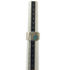 Hermes Logo Candy Ring Silver Blue — view 6