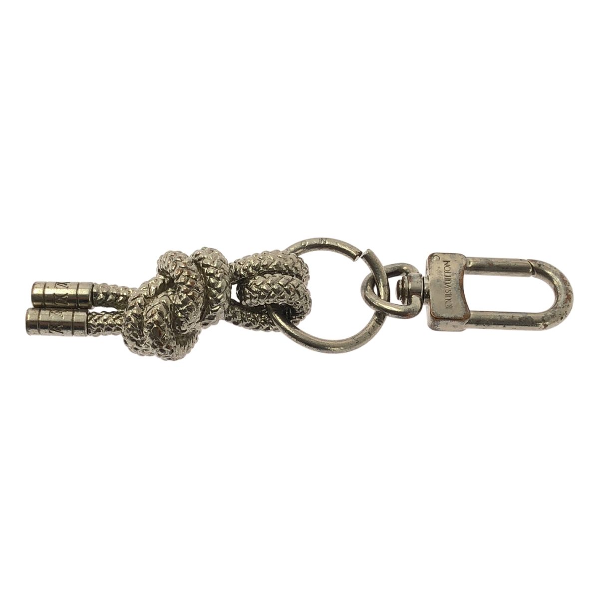 Louis Vuitton Porte Cles Knot Rope Key Ring Silver — view 2