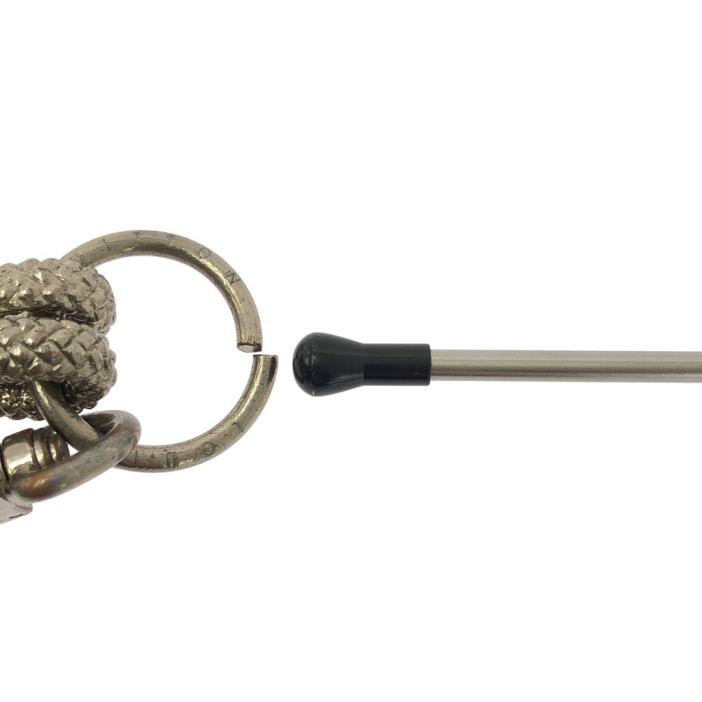 Louis Vuitton Porte Cles Knot Rope Key Ring Silver — view 6