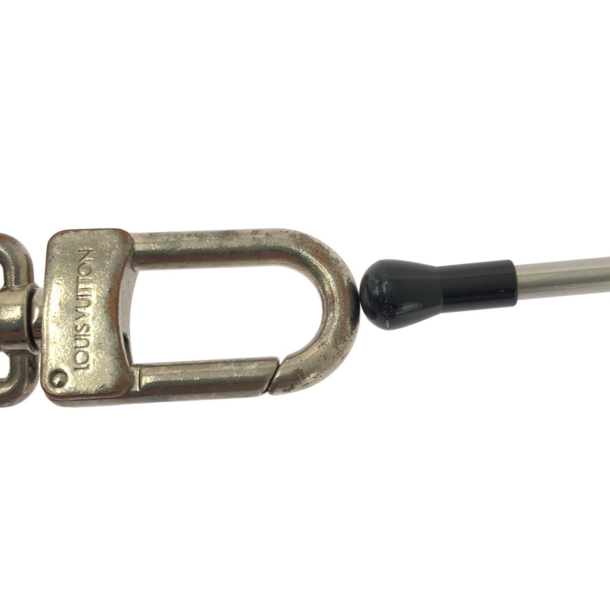 Louis Vuitton Porte Cles Knot Rope Key Ring Silver — view 7
